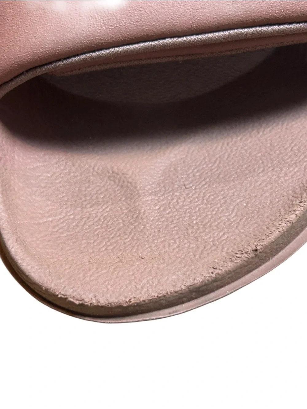Nike Offcourt Duo Padded Ribbed Slide Sandals Mauve Brown Earth Tone Women's